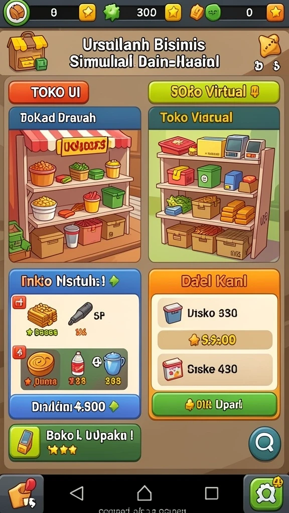 Tampilan antarmuka yang sederhana dan modern.
