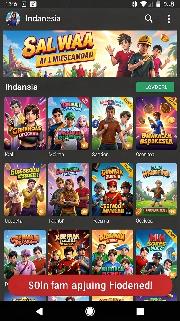 Tampilan awal aplikasi BIGPOT88 yang menarik.