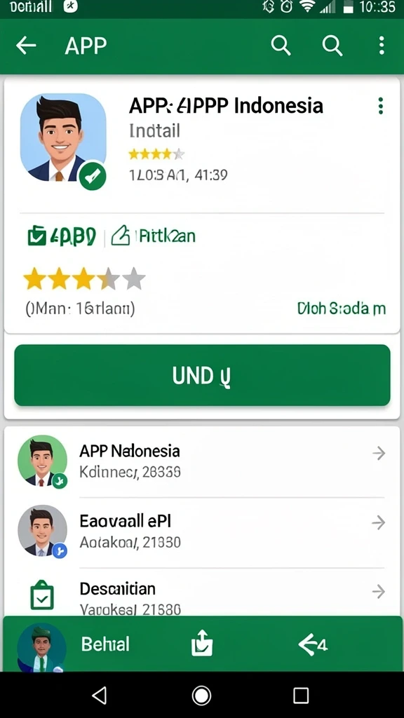 Tampilan menu utama DEWAPG yang intuitif.