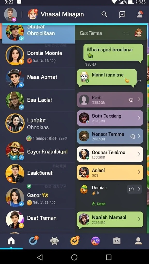 Ilustrasi karakter yang unik dan menarik perhatian.