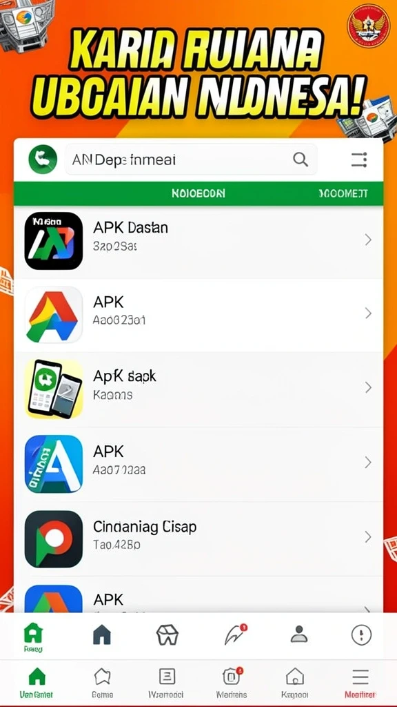 Tampilan antarmuka yang menarik dan modern.