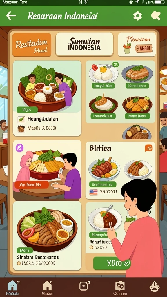Karakter dengan kemampuan unik dan menarik.