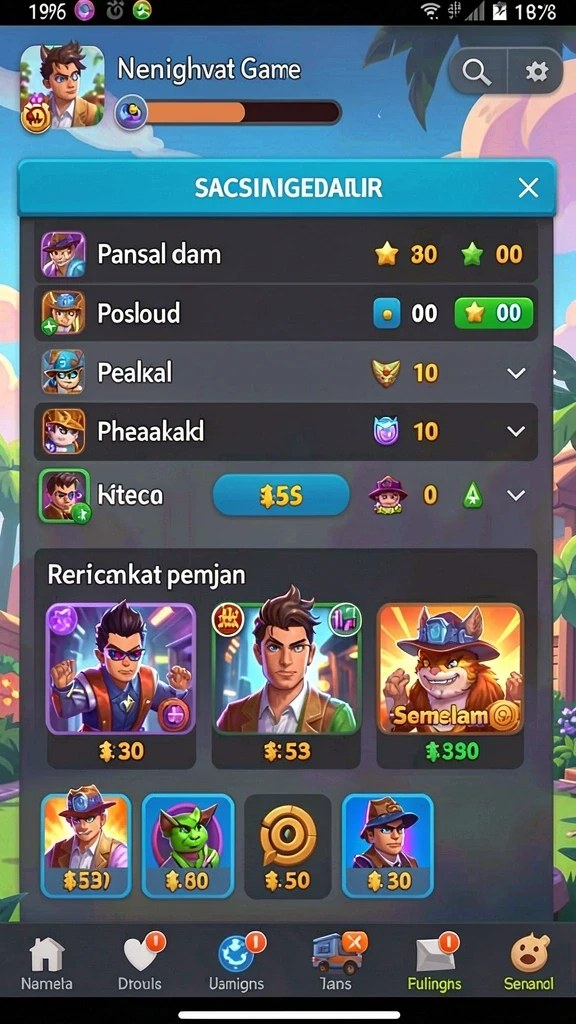 Tangkapan layar menampilkan pemandangan indah dari level baru.