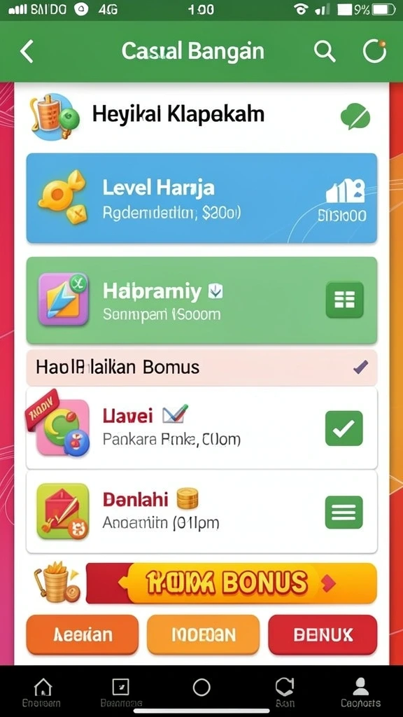 Fitur karakter dan upgrade yang beragam.