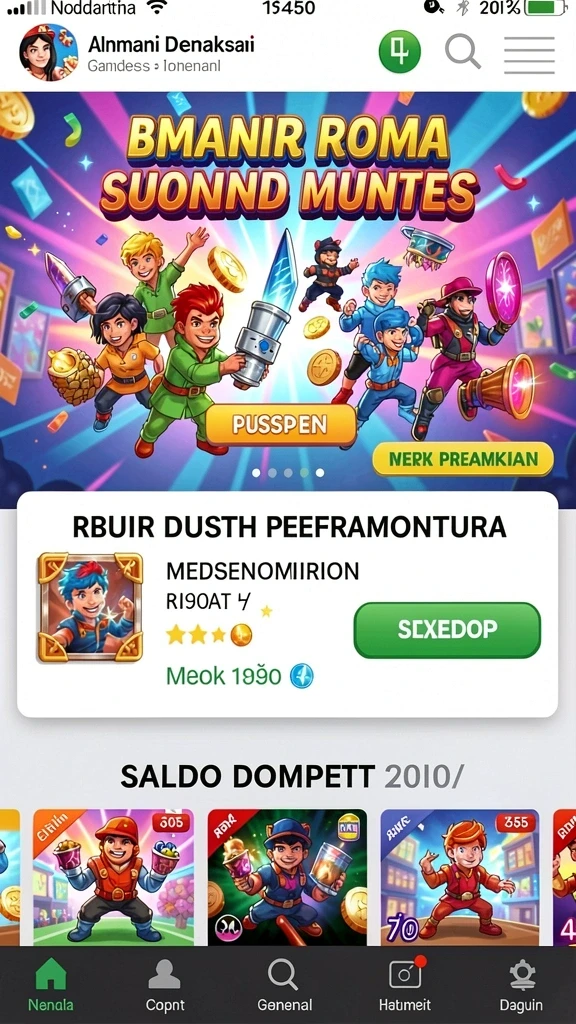 Tampilan utama aplikasi JKTPLUS yang menarik dan informatif.