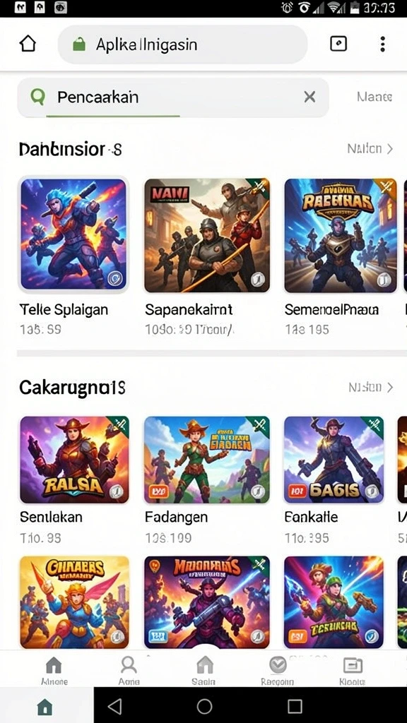 Tangkapan layar menunjukkan karakter utama dalam aksi seru.