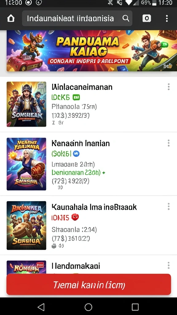 Ragam permainan yang beragam untuk semua pengguna.