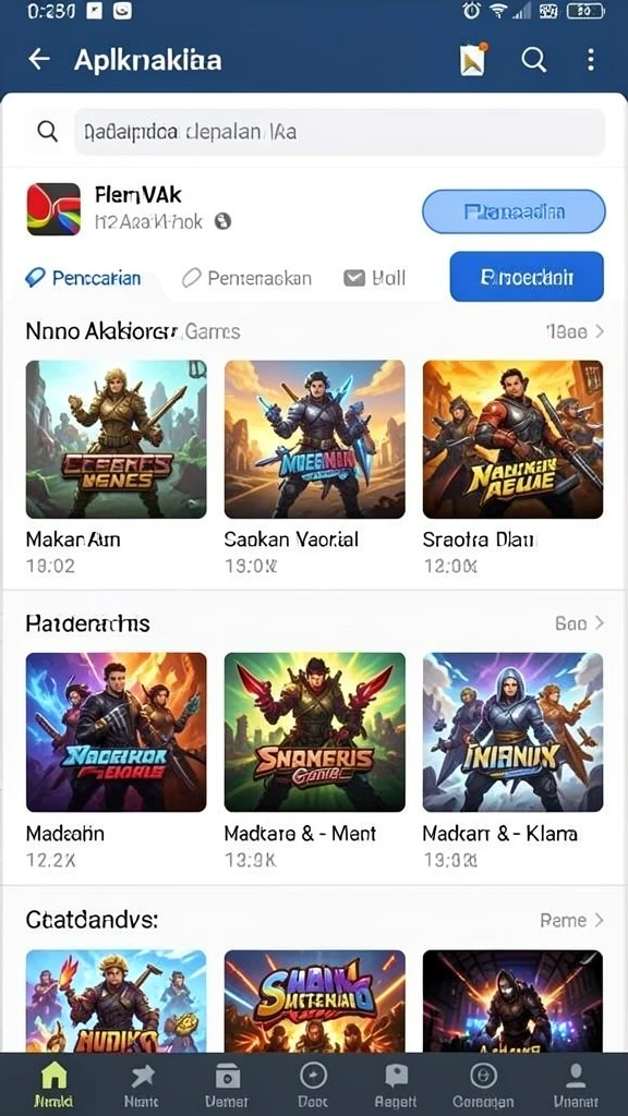 Karakter unik yang dapat dipilih dan ditingkatkan.