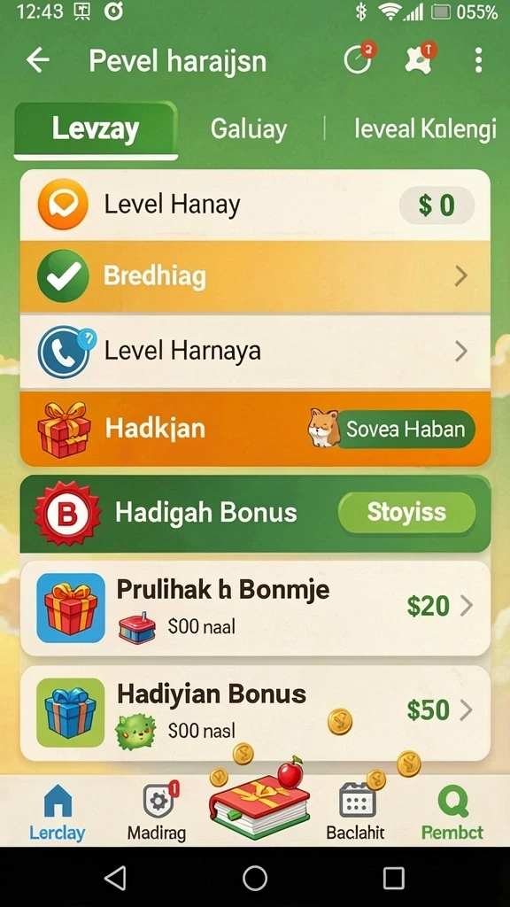 Tampilan antarmuka yang intuitif dan menarik.