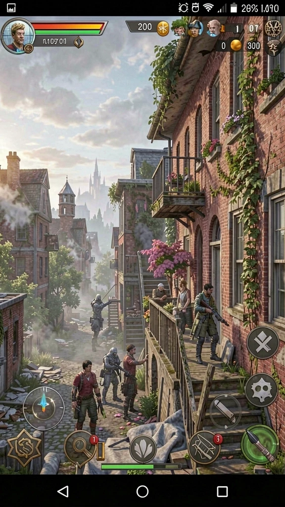 Fitur multiplayer yang memungkinkan bermain bersama teman.
