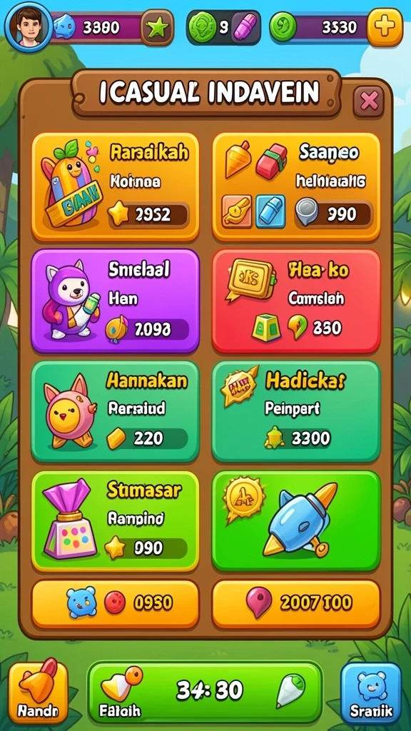 Beragam mesin slot dengan tema menarik.
