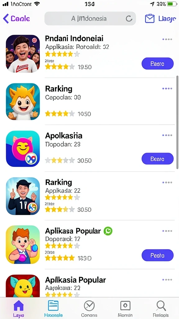 Tampilan grafis yang menarik dan modern.