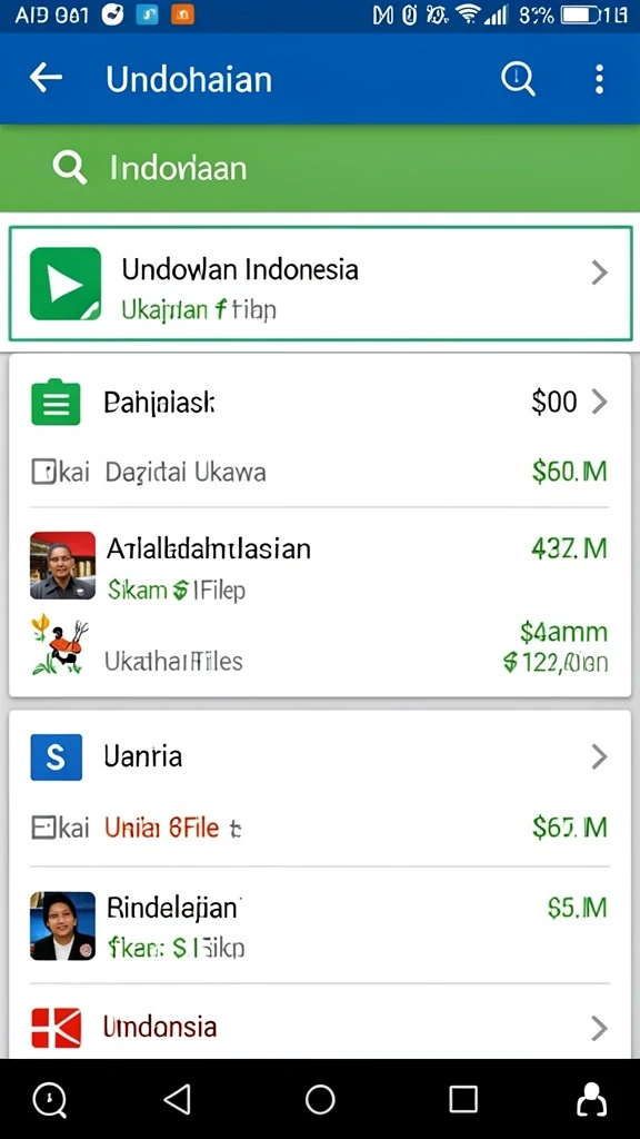 Antarmuka yang mudah dinavigasi dan user-friendly.