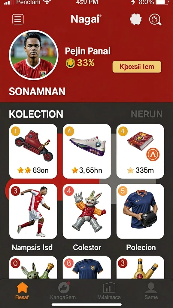 Tampilan antarmuka yang intuitif dan menarik.