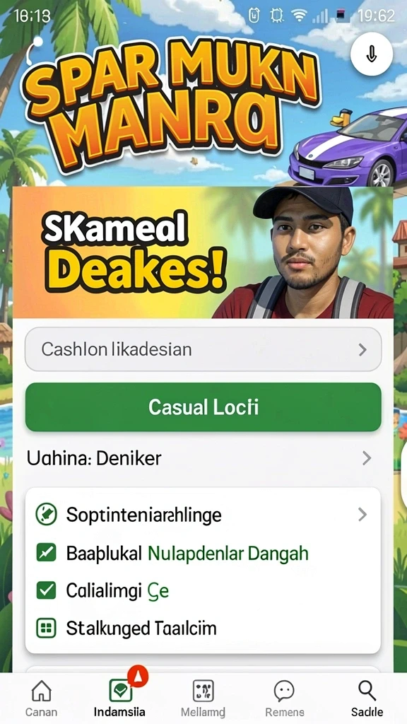 Turnamen seru dengan banyak pemain berkompetisi.