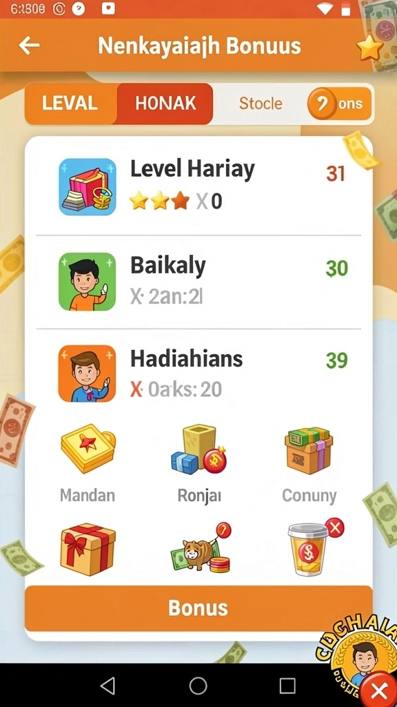 Level baru yang menantang dan seru.