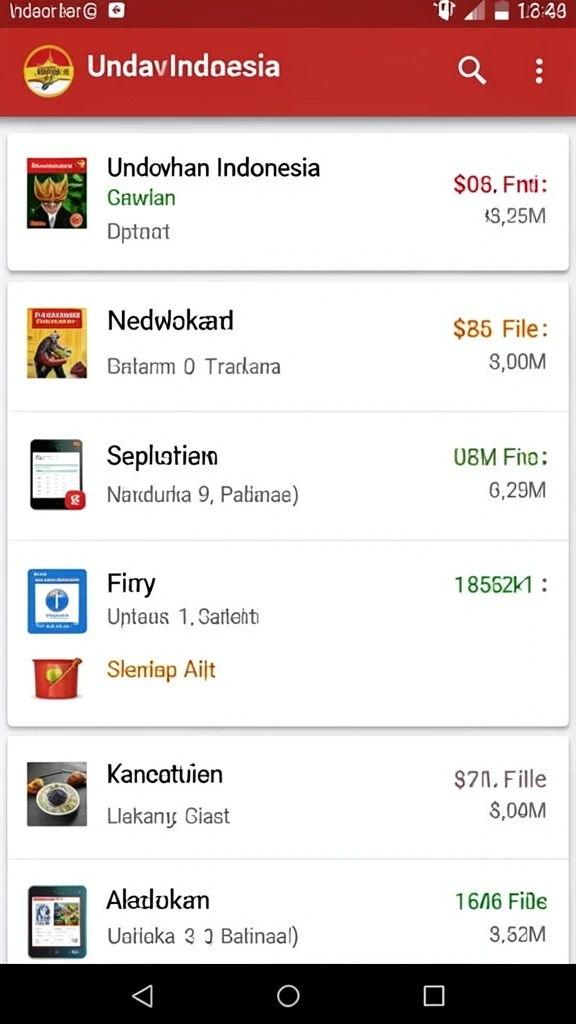 Tampilan awal yang menarik dan intuitif.