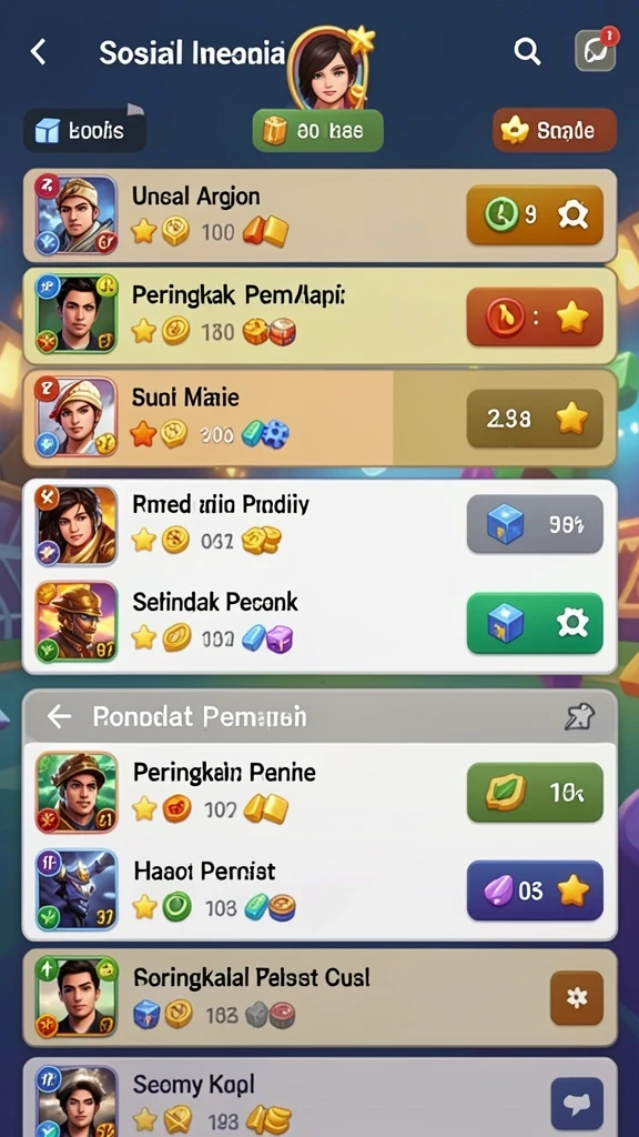 Karakter yang kustomisasi, mencerminkan pilihan pemain.