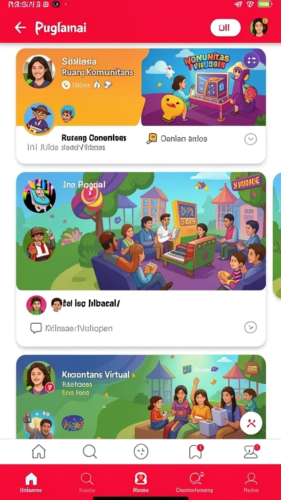 Desain karakter menarik dan beragam untuk dipilih.